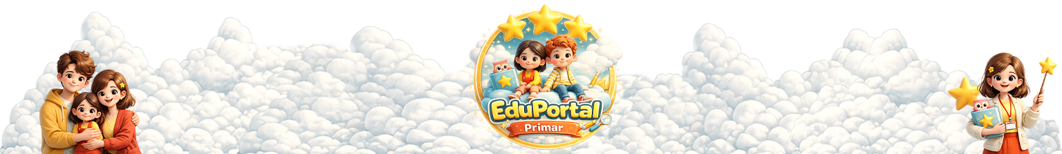 EduPortal Primar - antet ilustrat